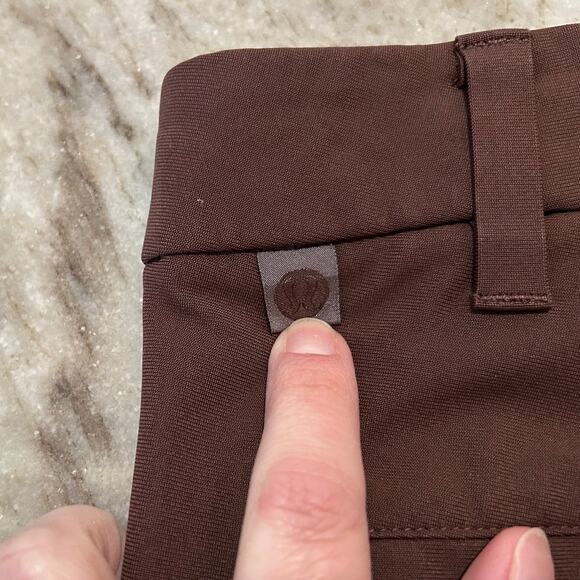 Lululemon Commission Dress Pant, Brown, Men’s 36, Hemmed 26.5” Inseam - Picture 5 of 7